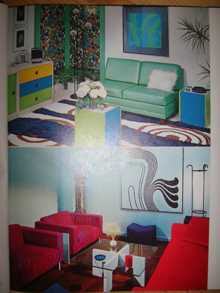 Look at the 'LOVE' print on the wall in the top room!