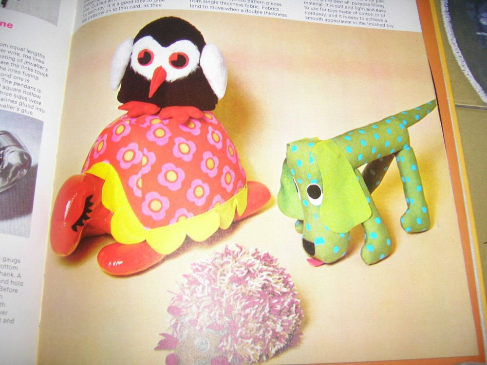 The full collection of retro toys, possibly sewn by me in the future!