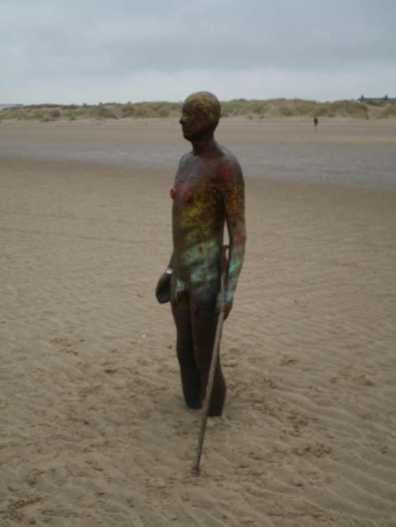 Antony Gormley's Another Place at Crosby Beach