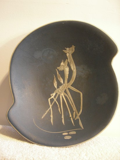 Kitsch 1950s Wall Plate