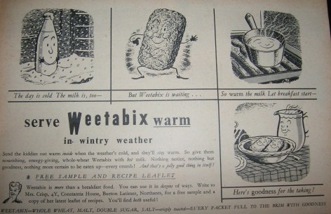1950s Vintage Weetabix Advert