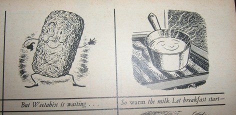'Weetabix is waiting' vintage advert
