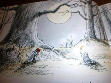 A number of ghosts appeared, in all sizes.