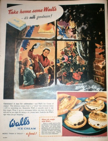 Vintage Wall's Ice Cream advert