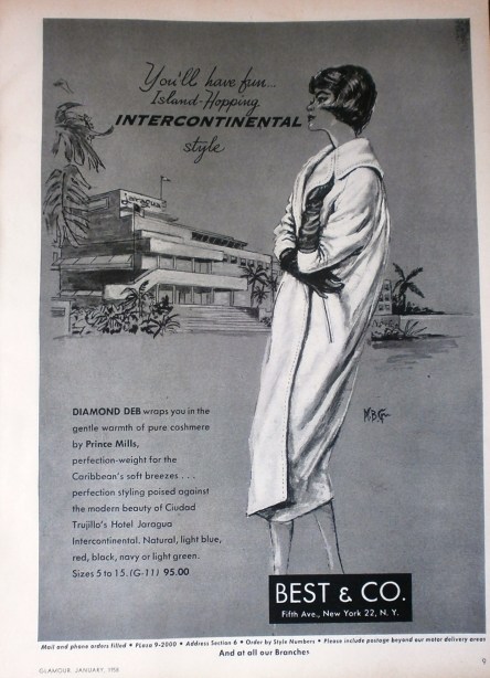 Best & Co Vintage 1950s Advert Travel Fashion