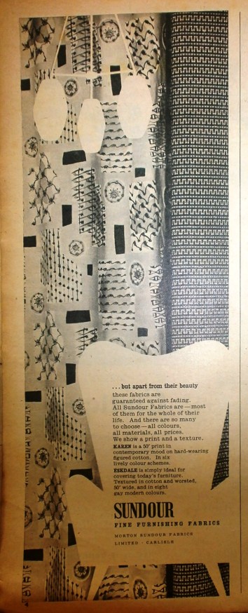 Mid Century Print Curtain