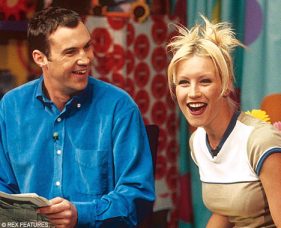 Johnny Vaughn and Denise Van Outen