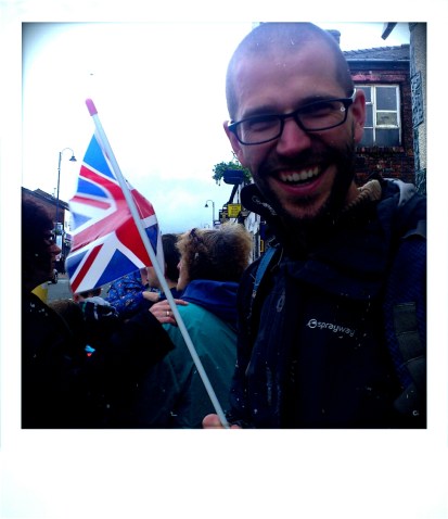 Aidan at the Ashton Olympic Torch Relay