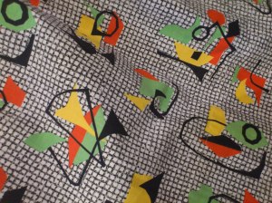 1950s French Fabric