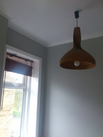 Ceiling light in bedroom