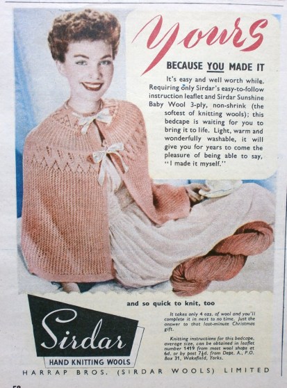 1950s Sirdar Wool advert