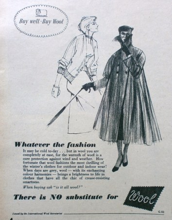 1950s Wool advert