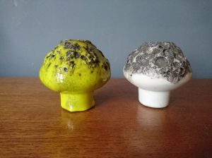 West German Pottery - Ruscha mushrooms