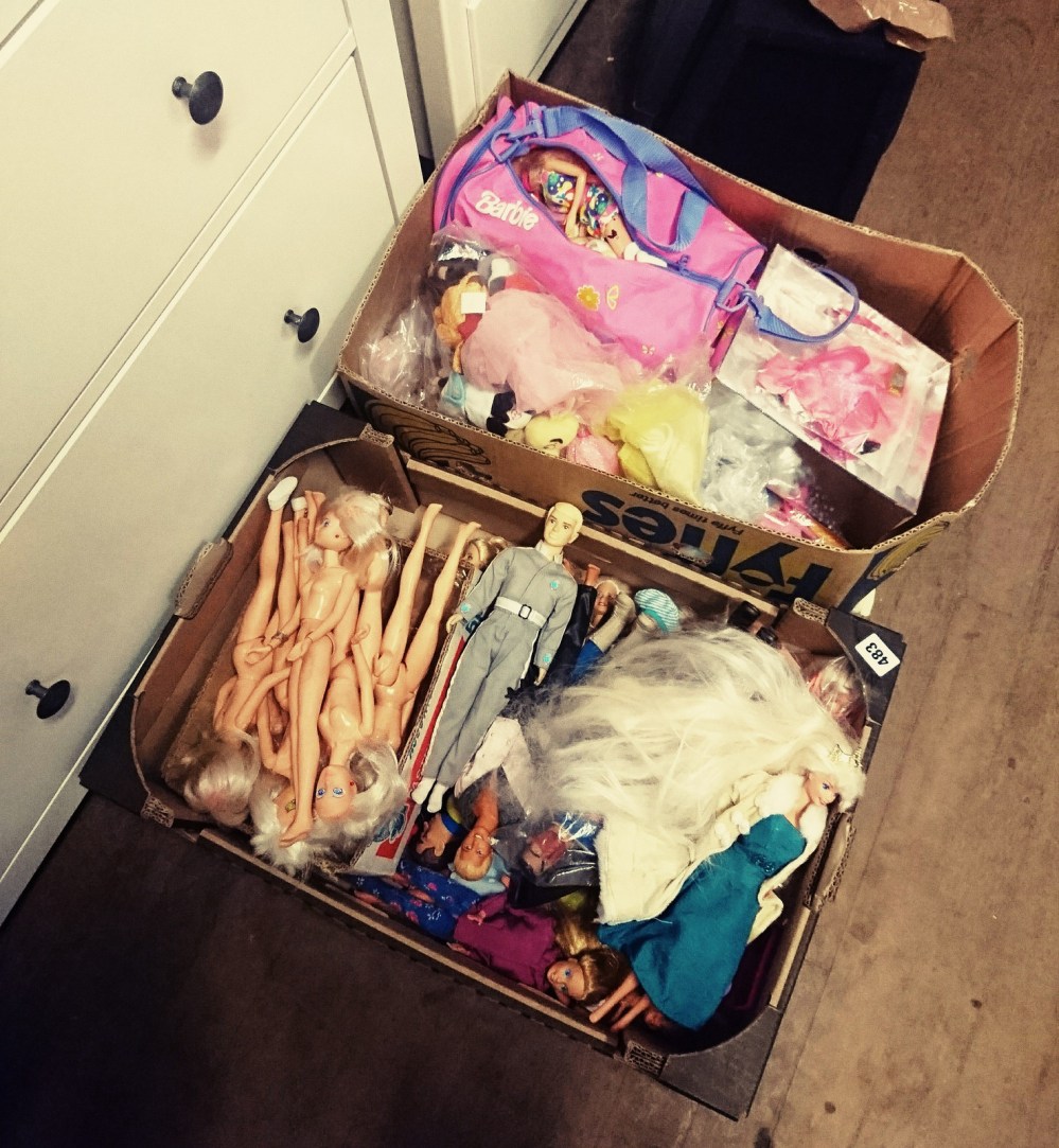 Vintage Barbies and Action Men