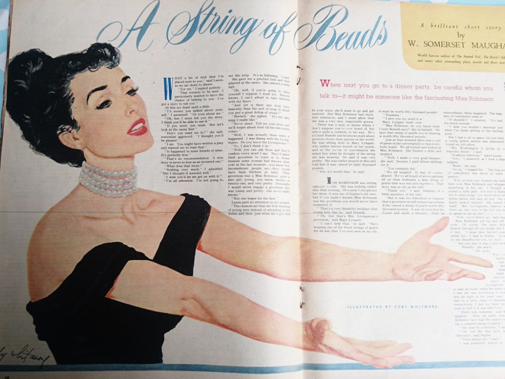 A String of Beads by W. Somerset Maugham - illustrated by Coby Whitmore