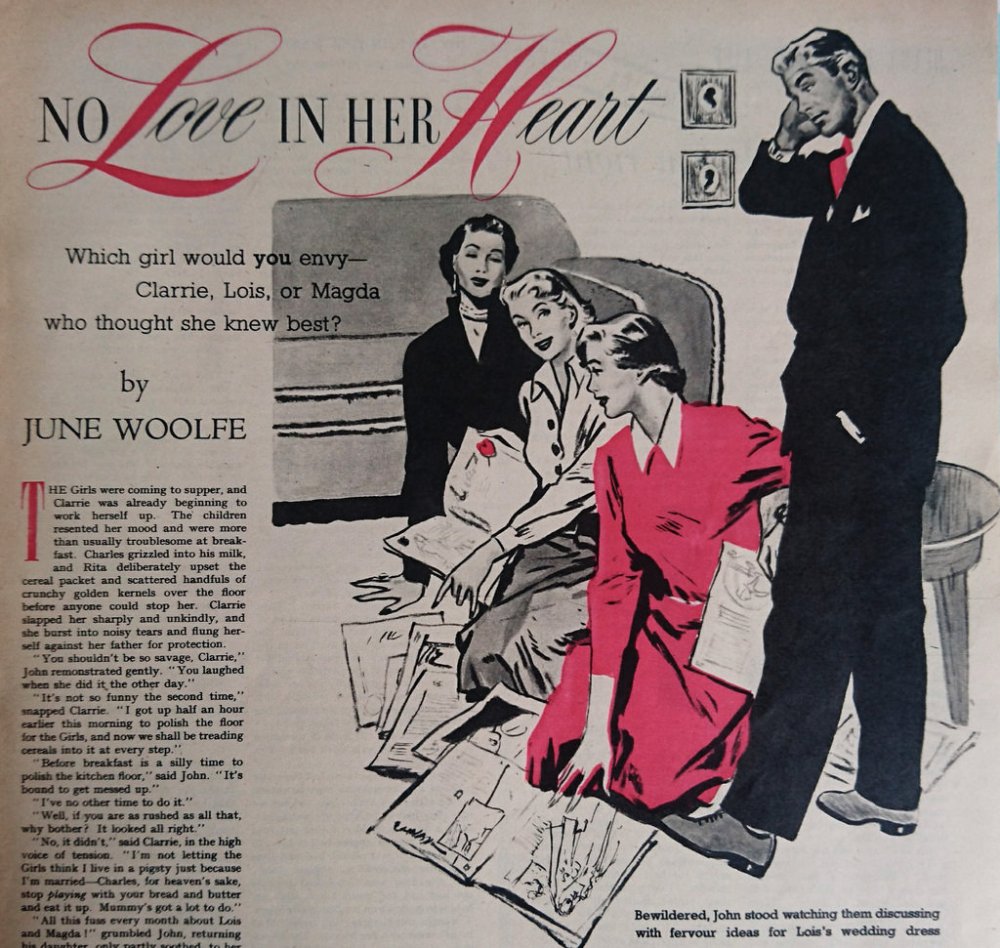 Vintage Woman's Own illustration 1952